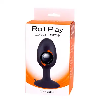 Plug-ROLL PLAY EXTRA LARGE BLACK