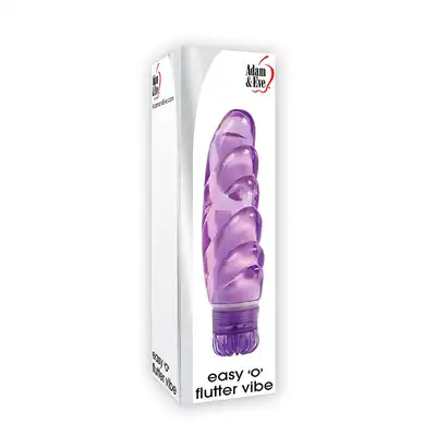 Wibrator-A&amp;E EASY O FLUTTER VIBE PURPLE