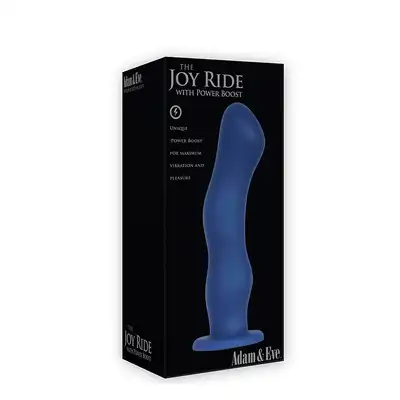 Plug/vibr-A&amp;E JOY RIDE WITH POWER BOOST BLUE