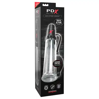 Pompka-PDX ELITE SUCK-N-PUMP STROKER