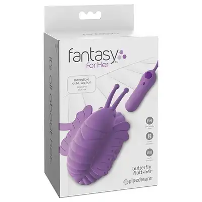 Fantasy for her - Butterfly Flutt-her. Stymulator łechtaczki, ultra przyjemne języczki. 