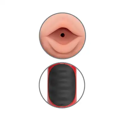 Masturbator-PDX MEGA GRIP VIBRATING STROKER MOUTH