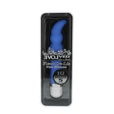 Wibrator-FLEUR DE LIS SILKY G BLUE