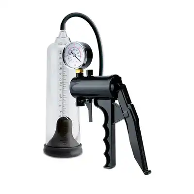 Pump Worx - Max Precision Power Pump. Profesjonalna pompa do penisa z manometrem. Ring gratis w pakiecie.
