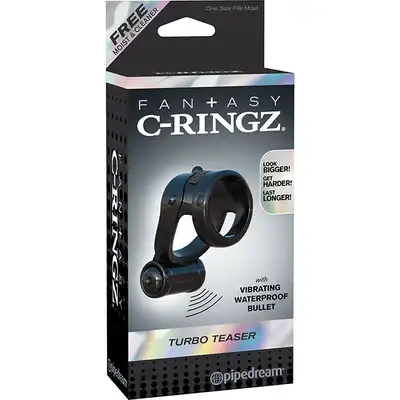 Pierścień-FANTASY C-RINGZ TURBO TEAZER BLACK
