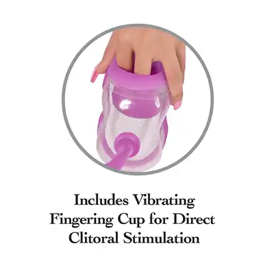 Pompka-FF PERFECT TOUCH VIBRATING PUMP PURPLE