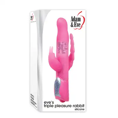 Wibrator-A&amp;E EVES TRIPLE PLEASURE RABBIT PINK