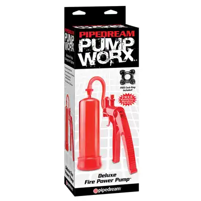 Pompka-PUMP WORX DELUXE FIRE POWER PUMP RED