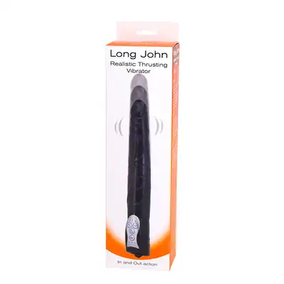 Wibrator-LONG JOHN THRUSTING VIBRE BLACK