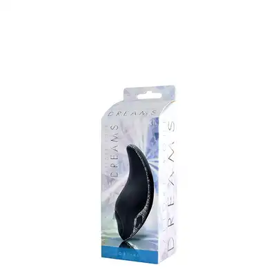 Stymulator-GLITTER SILICONE MASSAGER WHITE