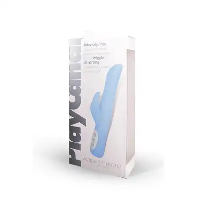 Wibrator-PLAY CANDI WIGGLE TRI-PONG BLUE