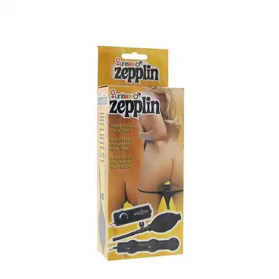 Plug-ZEPPLIN BLACK INFL. VIBR. ANAL WAND