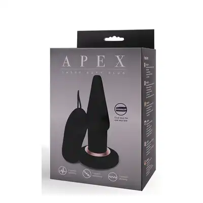 Plug/vibr-APEX BUTT PLUG LARGE BLACK