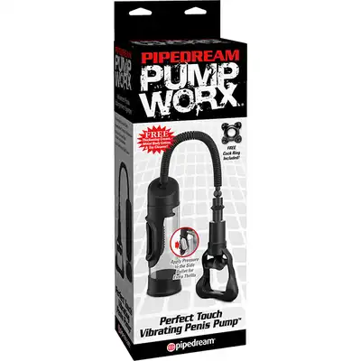Pompka-PUMP WORX PERFECT TOUCH VIBR. PENIS PUMP