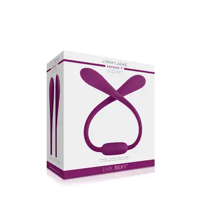Wibrator-JIMMY JANE ASCEND 7 DUAL VIBE PURPLE