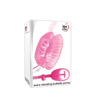Pompka-A&amp;E EVES VIBRATING BUTTERFLY PUMP PINK