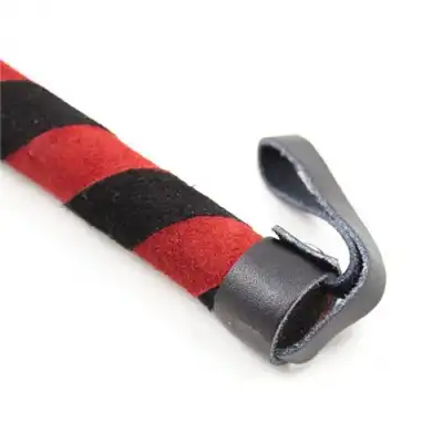 Pejcz-Frusta a frange Line Whip black. 26 cm długości!