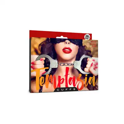 Kajdanki-TEMPTASIA CUFFS SILVER