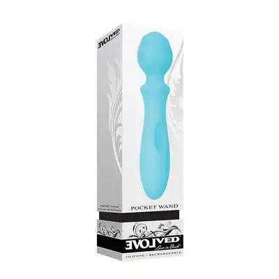 Stymulator-POCKET WAND BLUE