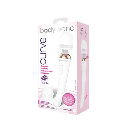 Stymulator-BODYWAND CURVE RECHARGEABLE WHITE