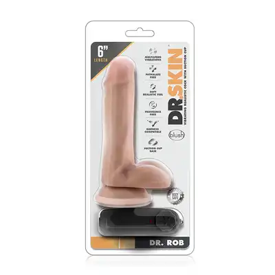 Wibrator-DR. SKIN DR. ROB 6INCH VIBRATING COCK