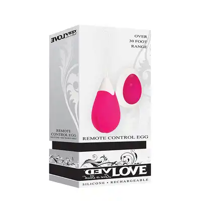 Jajko/wibr-RECHARGEABLE REMOTE CONTROL EGG PINK