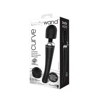 Stymulator-BODYWAND CURVE RECHARGEABLE BLACK