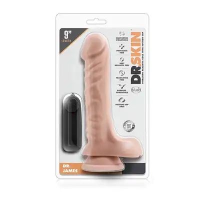 Wibrator-DR. SKIN DR. JAMES 9INCH VIBRATING COCK