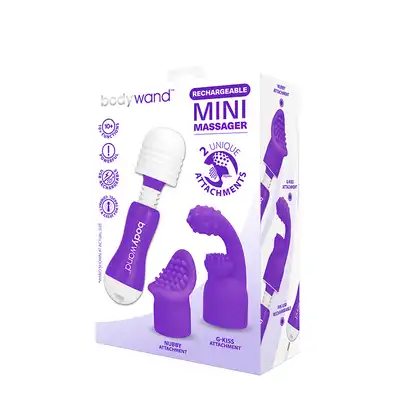 Stymulator-BODYWAND RECHARGEABLE MINI-PURPLE