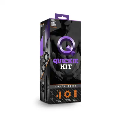 Zestaw-QUICKIE KIT THICK COCK BLACK