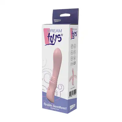 Dream Toys - Flexible Sweetheart USB. Silikonowy wibrator 9 funkcji i subtelny design