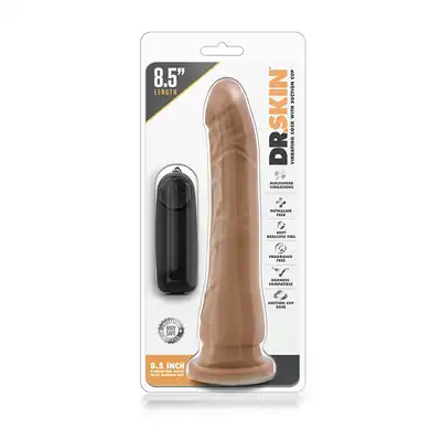 Wibrator-DR. SKIN 8.5INCH VIBR. REALISTIC DILDO