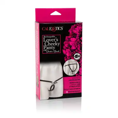 CalExotics - Rechargeable Lover's Jock. Wibrujące majtki z koralików, rozkoszne doznania. 