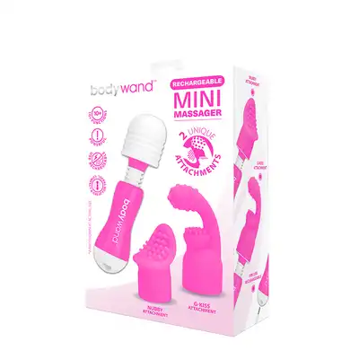 Stymulator-BODYWAND RECHARGEABLE MINI PINK