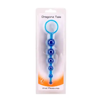 Plug/kulki-DRAGONZ TALE ANAL PLEASURES BLUE