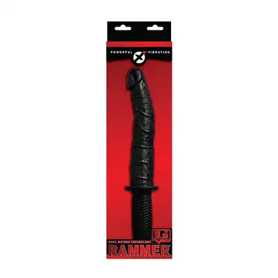 Wibrator-RAMMER 9.5 PVC DUAL MOTORS VIBRATOR BLK