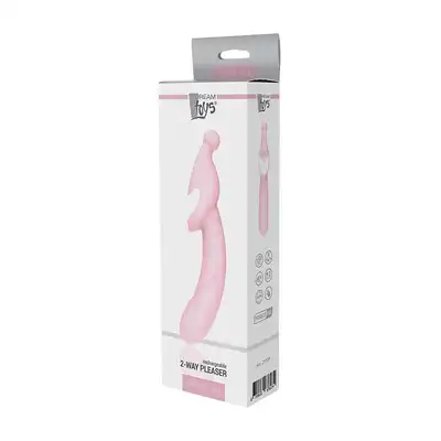 Stymulator-DREAM TOYS 2-WAY PLEASER PINK