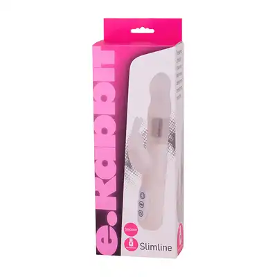 Wibrator-E-RABBIT SLIMLINE FROSTED WHITE