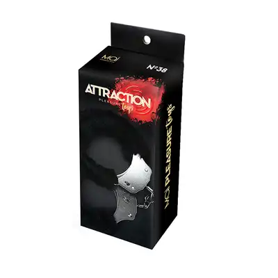 Kajdanki-MAI No.38 METAL FURRY HANDCUFFS BLACK