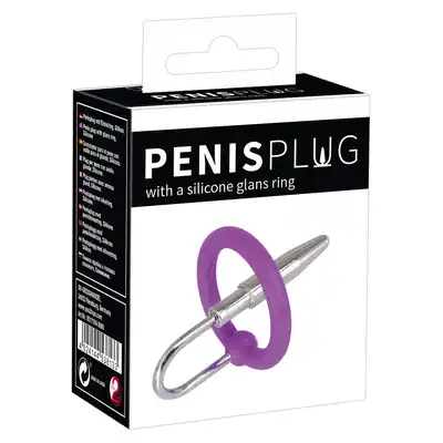 You2Toys - Penis Plug with Silicone Glans Ring. Plug do penisa z silikonowym ringiem idealny dla początkujących
