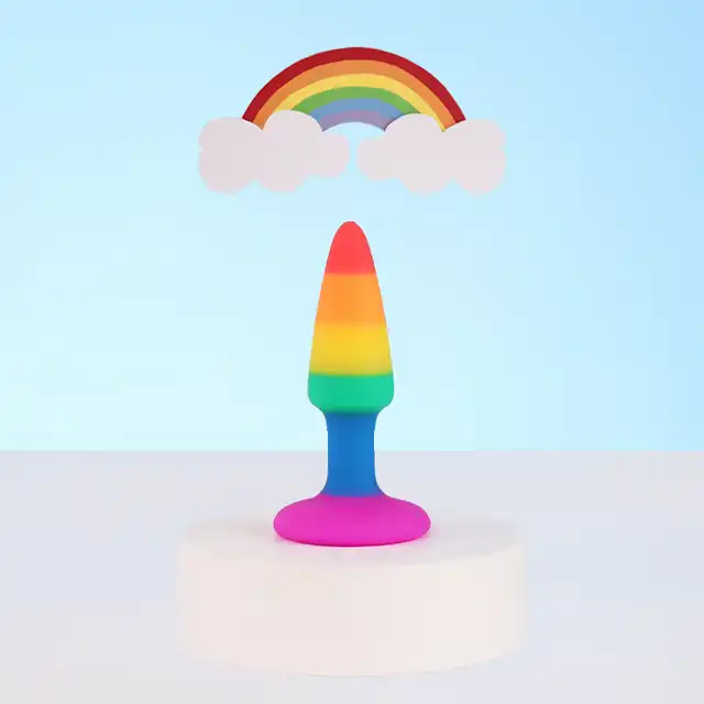 Colours - Pride Edition Pleasure Mini Anal Plug. Tylko 9 cm. Idealny
