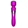 Stymulator-Silicone Dual Massager USB 7+7 Function Purple