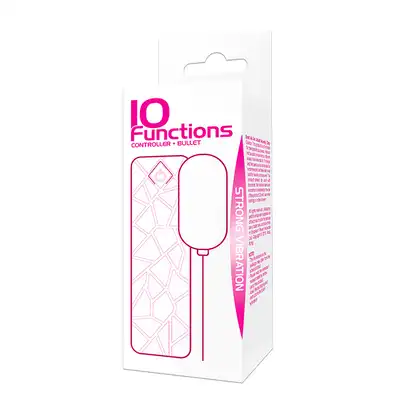 VIBRATING MINI BULLET 10FUNCTIONS PINK