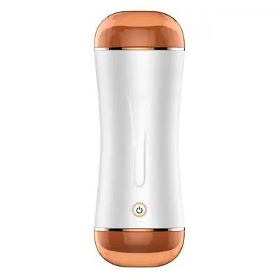 Masturbator-Vibrating Masturbation Cup USB 10 function + Interactive Function / Double Ends