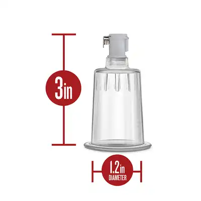 TEMPTASIA CLIT CYLINDER 1.2INCH CLEAR