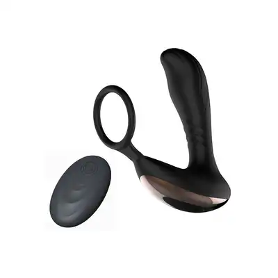 Stymulator-Prostate Massager with Ring USB 10 Function / Remote Control