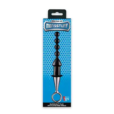 MENZSTUFF ANAL BEAD WITH PLATED HANDLE