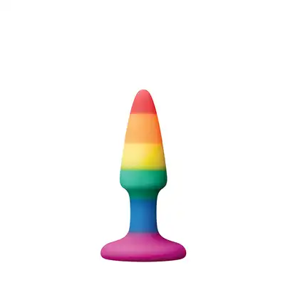 Colours - Pride Edition Pleasure Mini Anal Plug. Tylko 9 cm. Idealny