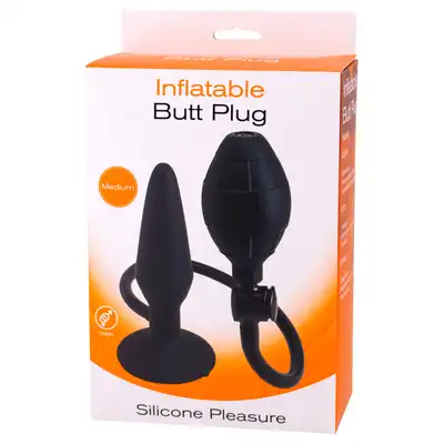 Seven Creations - Inflatable Butt Plug M. Wytrzymała pompowana wtyczka analna do 8 cm średnicy!