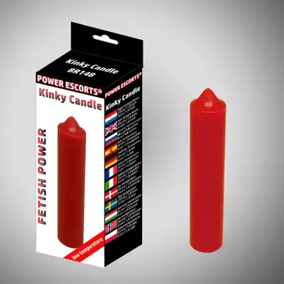 Kinky Candles - Kinky Candle Fetish Power Red. Idealna świeca do użycia w intymnych momentach, wzmacnia doznania i intensyfikuje przyjemność!